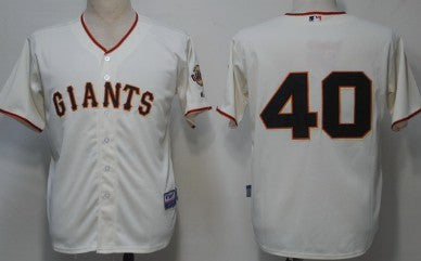 Madison Bumgarner San Francisco Giants cream jersey