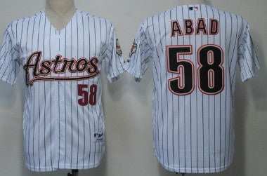 Abad Houston Astros white jersey