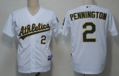 Pennnington Oakland Athletics white jersey