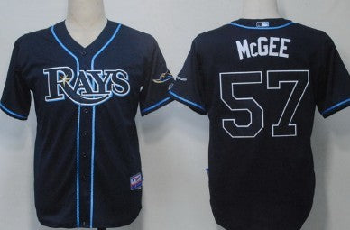 McGee Tampa Bay Rays navy jersey