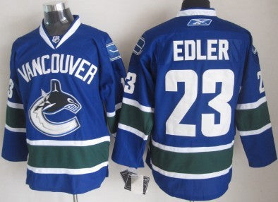 Alexander Edler Vancouver Canucks blue jersey
