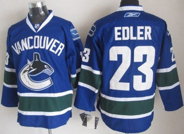 Alexander Edler Vancouver Canucks blue jersey