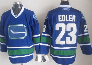 Alexander Edler Vancouver Canucks blue Third jersey