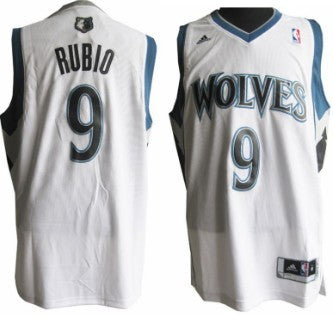 Ricky Rubio Revolution Minnesota Timberwolves white jersey