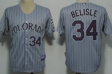 Belisle Colorado Rockies gray jersey