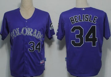 Belisle Colorado Rockies purple jersey