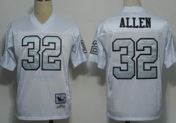 Allen Las Vegas Raiders white Throwback jersey