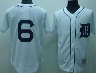 Al Kaline Detroit Tigers white Throwback jersey