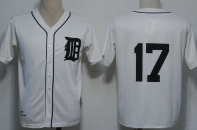 Denny Mclain Detroit Tigers cream Throwback jersey