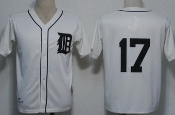 Denny Mclain Detroit Tigers cream Throwback jersey