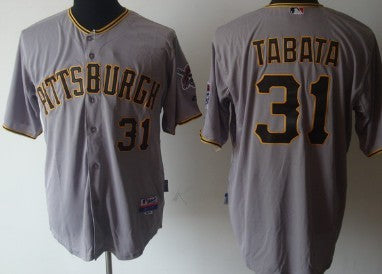 Tabata Pittsburgh Pirates gray jersey