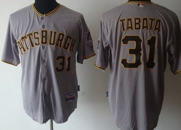 Tabata Pittsburgh Pirates gray jersey