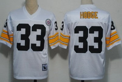 Merril Hodge Pittsburgh Steelers white Throwback jersey