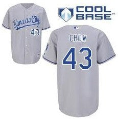 Crow Kansas City Royals gray jersey