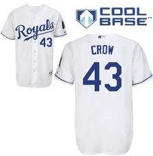 Crow Kansas City Royals white jersey