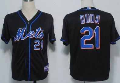 Lucas Duda New York Mets black jersey