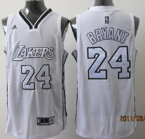 Kobe Bryant Los Angeles Lakers white jersey