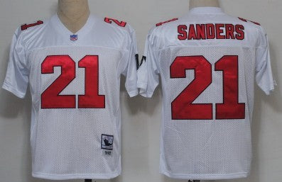 Deion Sanders Atlanta Falcons white Throwback jersey