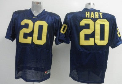 Mike Hart Michigan Wolverines navy jersey