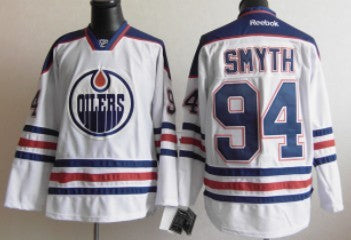 Ryan Smyth Edmonton Oilers white jersey