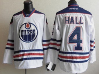 Taylor Hall Edmonton Oilers white jersey