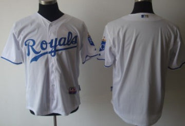 Custom Kansas City Royals white jersey
