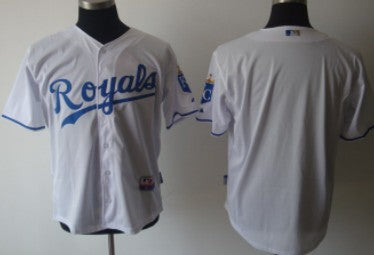 Custom Kansas City Royals white jersey