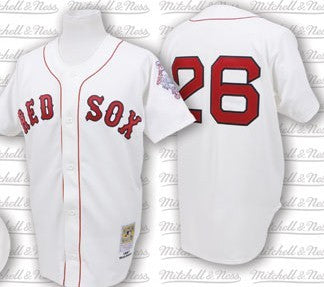 Wade Boggs Boston Red Sox white Throwback jersey