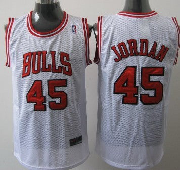 Michael Jordan Chicago Bulls white jersey