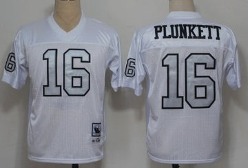 Jim Plunkett Las Vegas Raiders white Throwback jersey