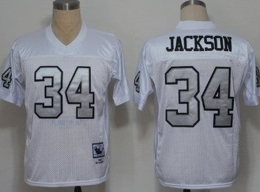 Bo Jackson Las Vegas Raiders white Throwback jersey