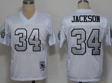 Bo Jackson Las Vegas Raiders white Throwback jersey