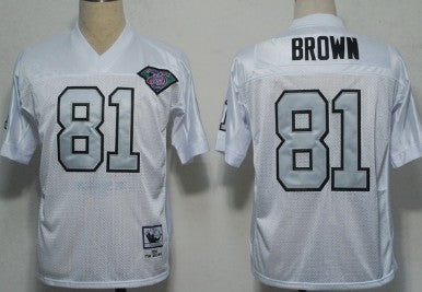 T.Brown Las Vegas Raiders white Throwback jersey