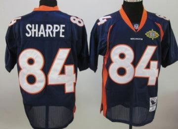 Shannon Sharpe Denver Broncos blue Throwback jersey