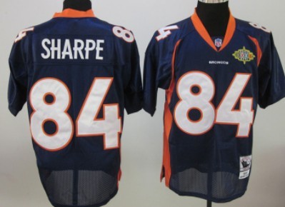 Shannon Sharpe Denver Broncos blue Throwback jersey