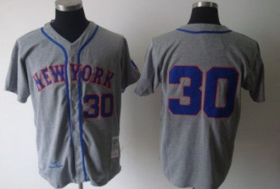 Nolan Ryan New York Mets gray Throwback jersey