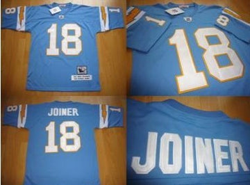 Charlie Joiner Los Angeles Chargers blue Throwback jersey