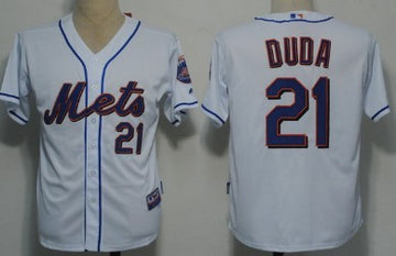Lucas Duda New York Mets white jersey