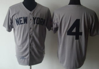 Lou Gehrig New York Yankees gray Throwback jersey