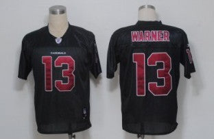Reebok Kurt Warner Full Arizona Cardinals black jersey