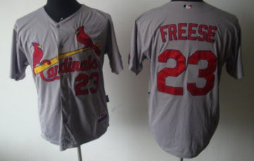 David Freese St. Louis Cardinals gray jersey