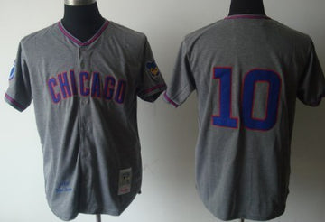 Ron Santo Chicago Cubs gray Throwback jersey