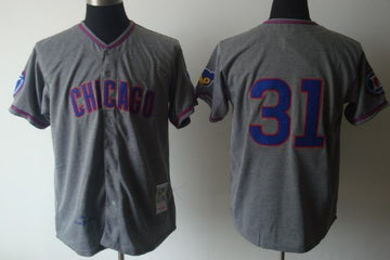 Fergie Jenkins Chicago Cubs gray Throwback jersey