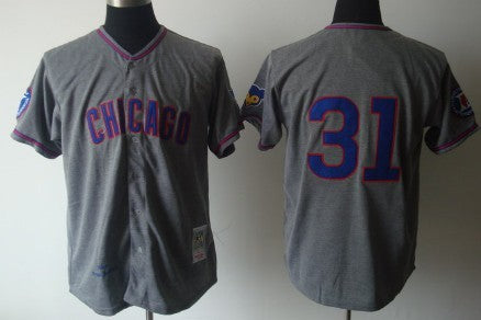 Fergie Jenkins Chicago Cubs gray Throwback jersey