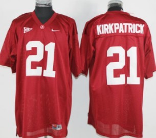 Kirkpatrick Alabama Crimson Tide red jersey
