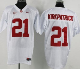 Kirkpatrick Alabama Crimson Tide white jersey