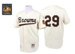 St. Louis Satchel Paige Baltimore Orioles cream Throwback jersey