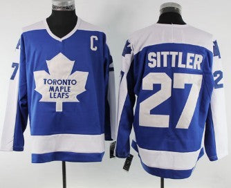 Darryl Sittler Toronto Maple Leafs blue Throwback jersey