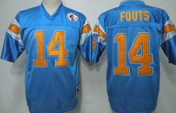 Dan Fouts Los Angeles Chargers blue Throwback jersey