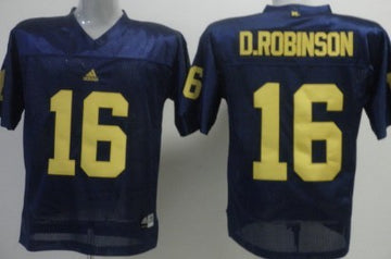 Denard Robinson Michigan Wolverines navy jersey